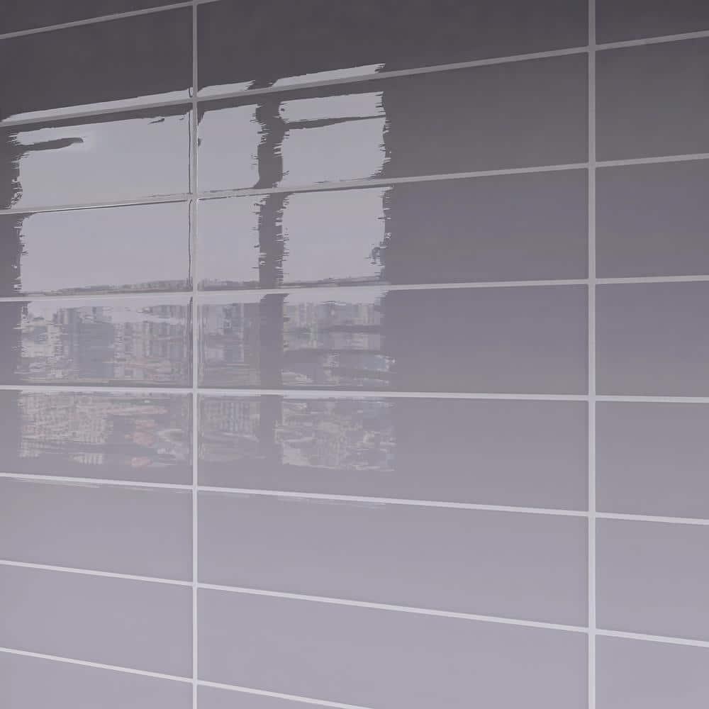 Supreme Tile Zarati 2.95 in. X 11.81 in. Polished Ceramic Subway Wall Tile