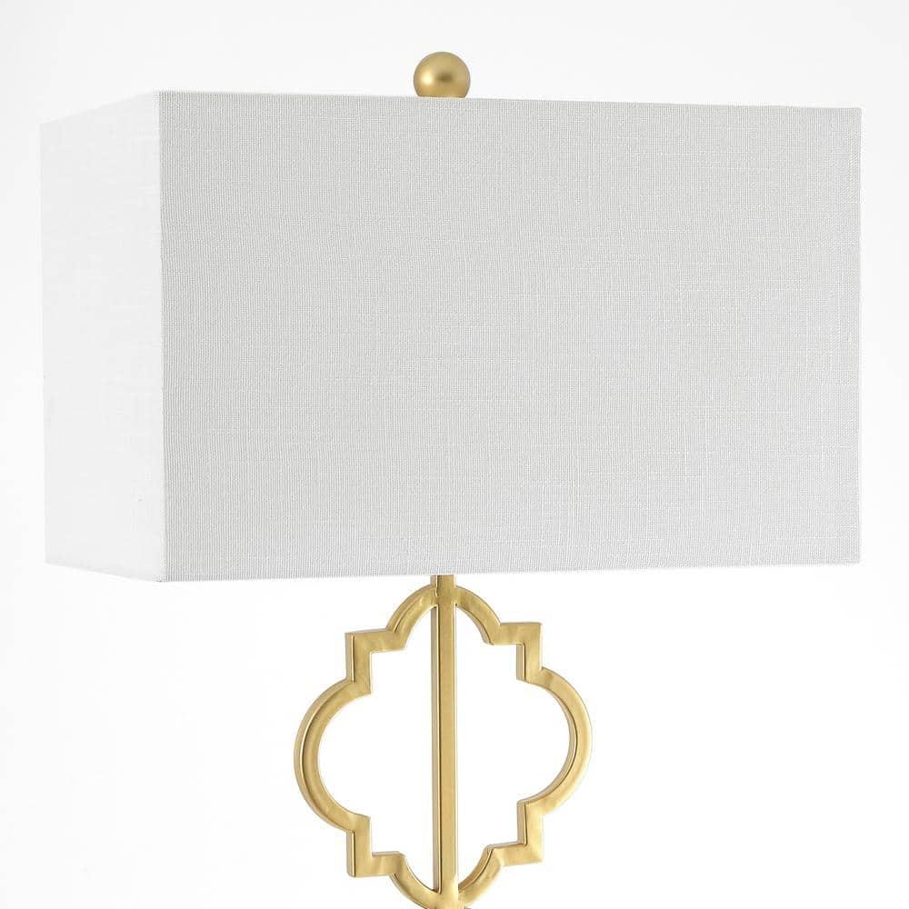 Jonathan Y Selina Iron Ogee Trellis Modern Led Floor Lamp