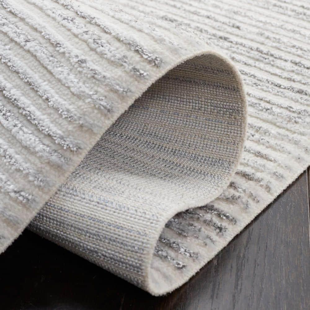 Mirage MIR470 Hand Woven Indoor Accent Rug - Ivory/Grey - 3'x5' - Safavieh