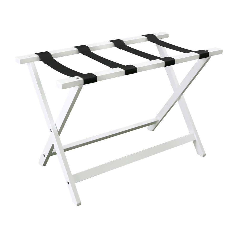 Kiflic Heavy Duty 30" Extra-Wide Luggage Rack,Solid wood Suitcase Stand for Guest Room, Bedroom, Hotel