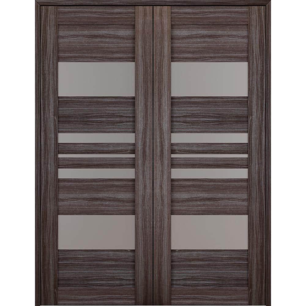 Belldinni Romi 79.38'' Solid + Manufactured Wood Paneled French Doors