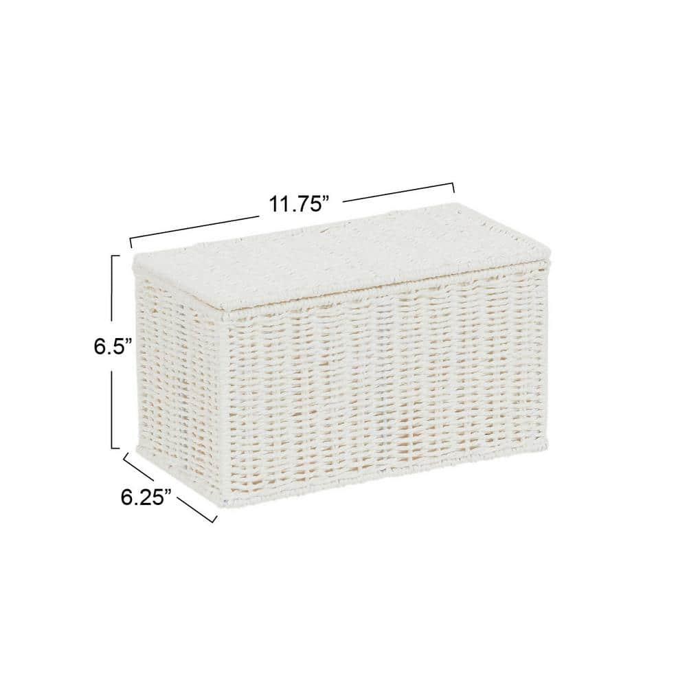 Household Essentials Paper Rope Wicker Box & Reviews | Wayfair
