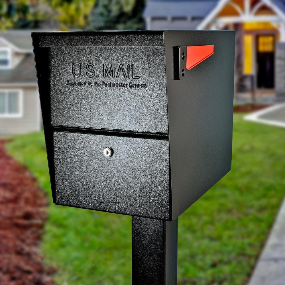 Package Master Locking Post Mounted Mailbox