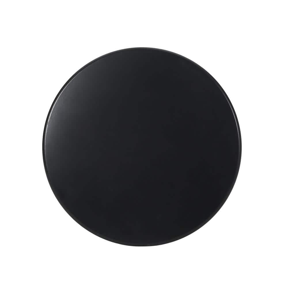Noble House Nevada Outdoor Iron Side Table in Matte Black