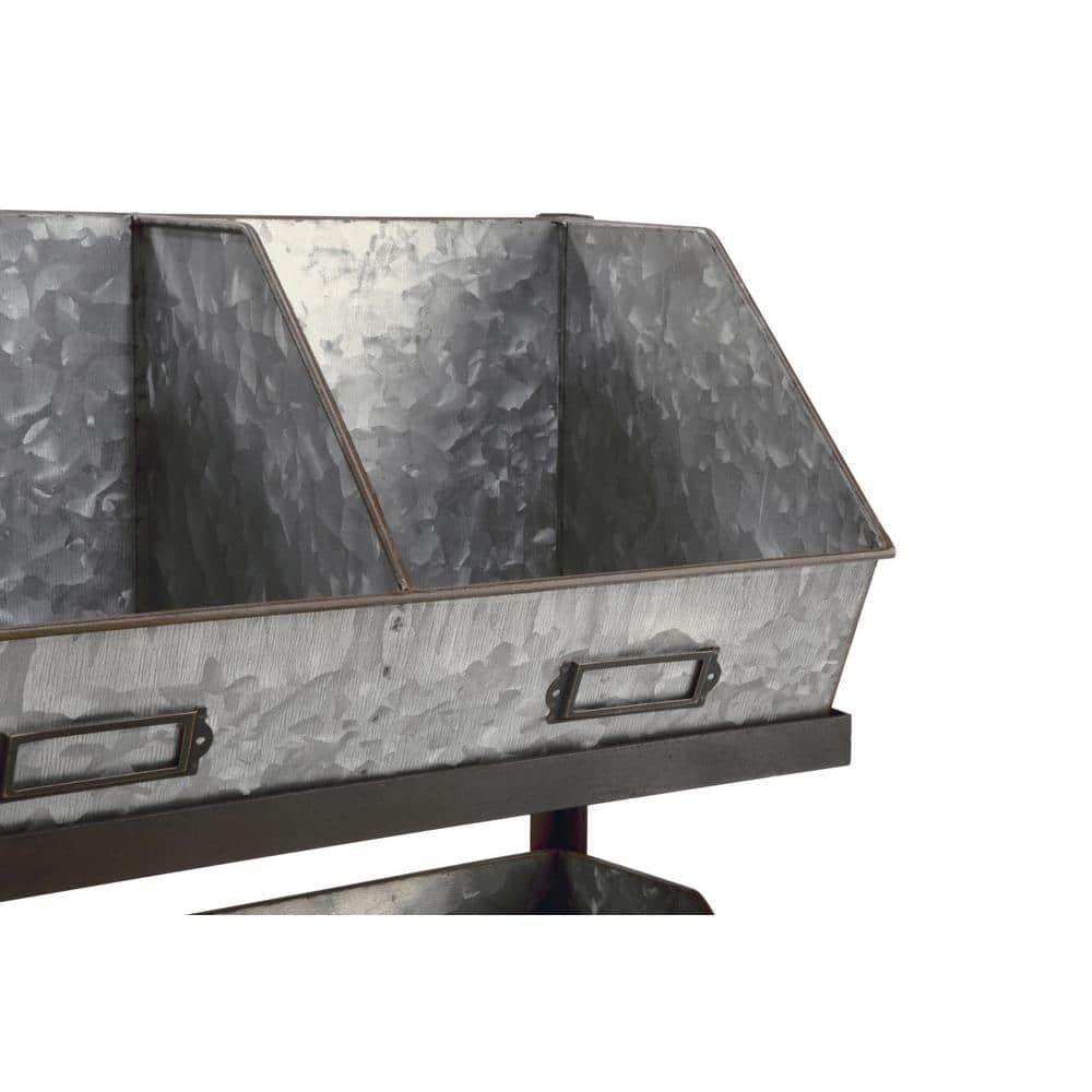 Tripar Industrial Bin Organizer/Display - Metal