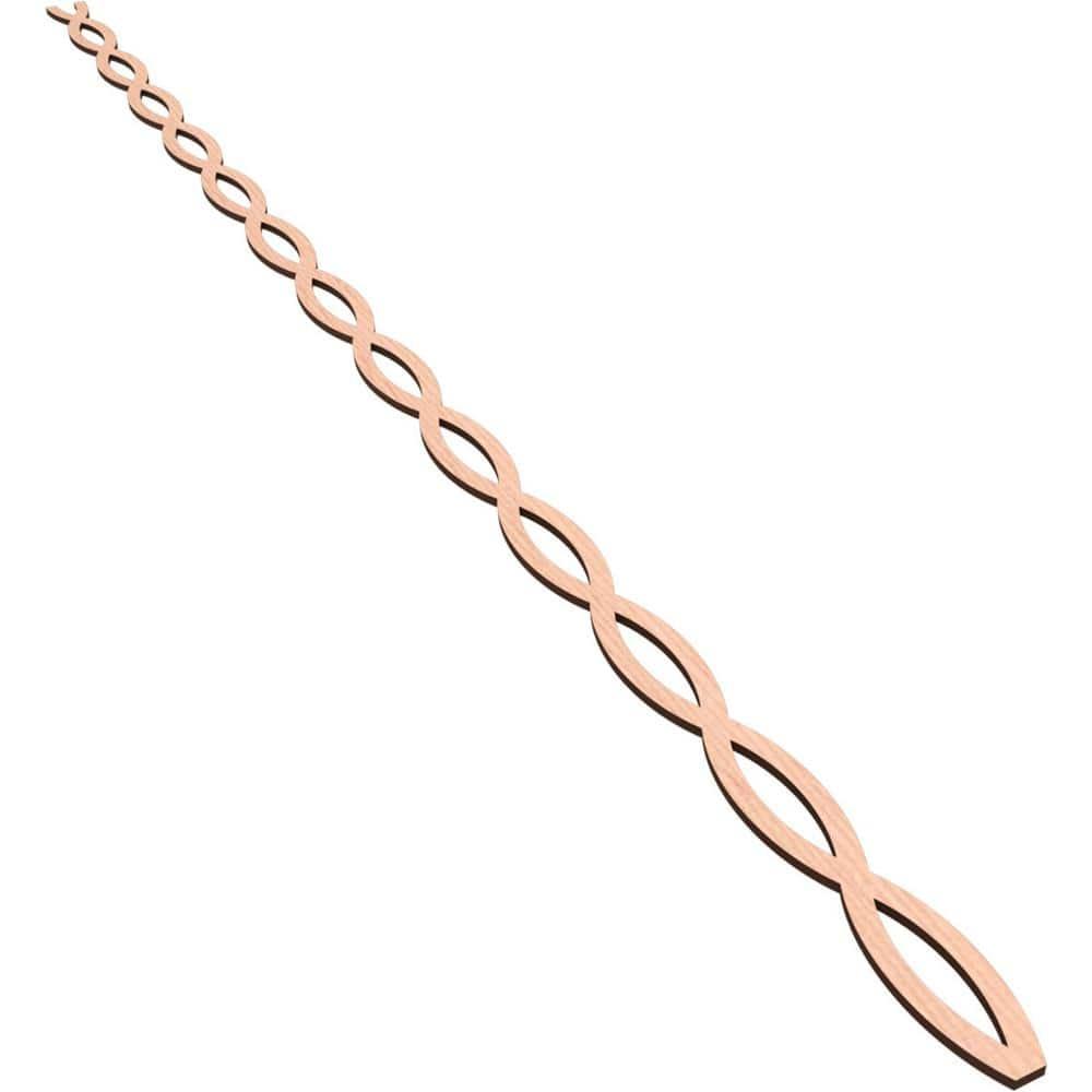 Ekena Millwork Rakaia Adjustable Wood Decorative Slat Wall Panel Kit