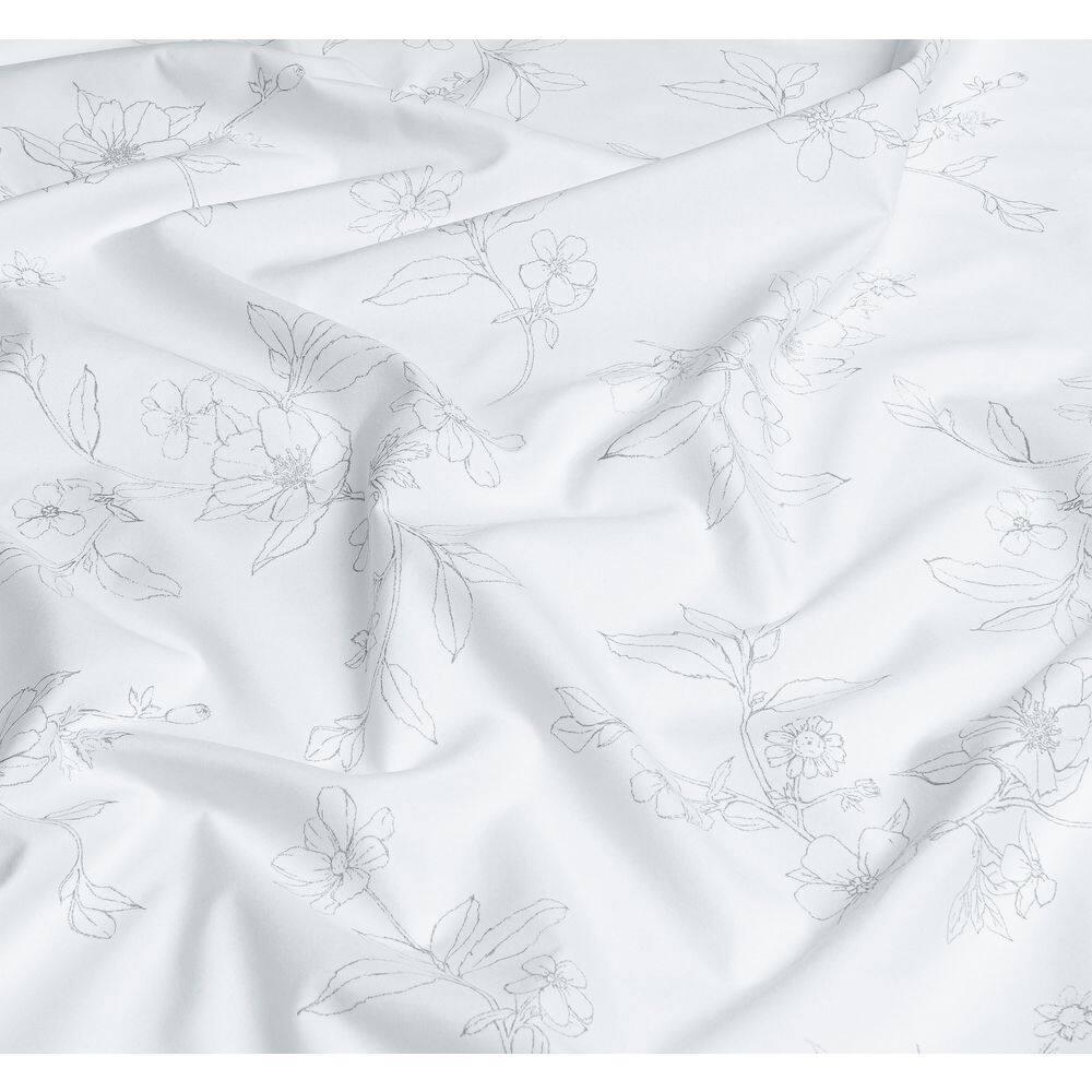 Chanasya Floral Microfiber Percale Sheet Set