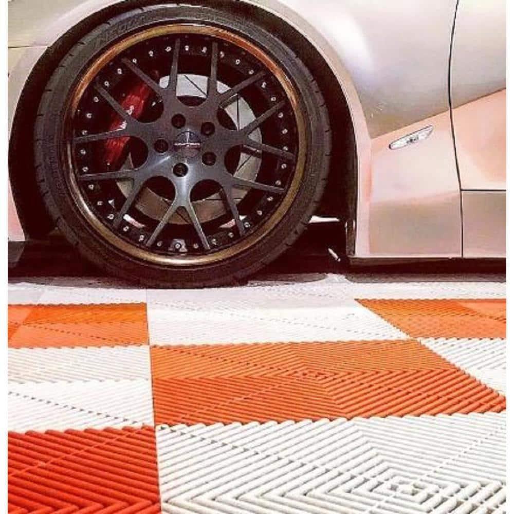 Swisstrax Ribtrax Swisstrax 12'' W x 12'' L Garage Flooring Tiles