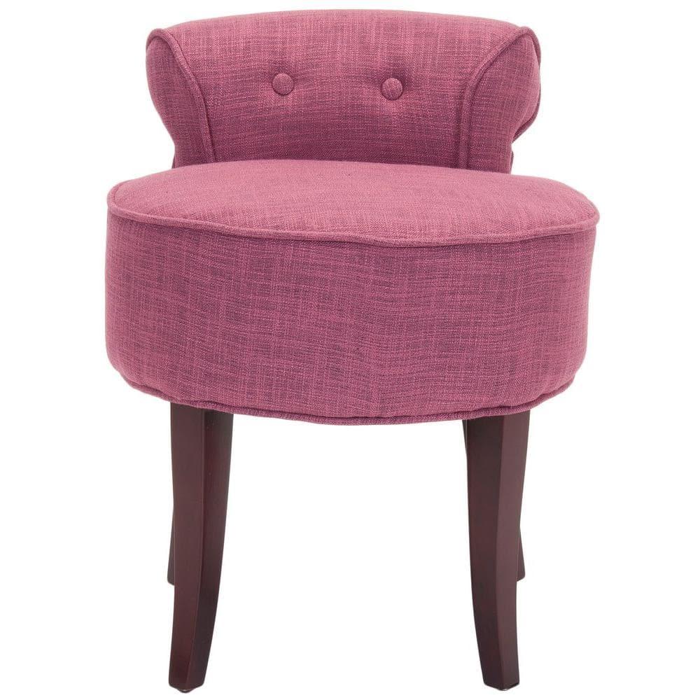 Georgia Vanity Stool - MCR4546 - Rose - Safavieh
