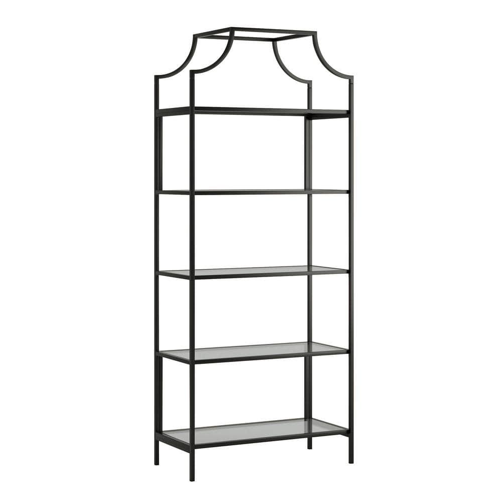 71" Harvey Park Bookcase Black - Sauder