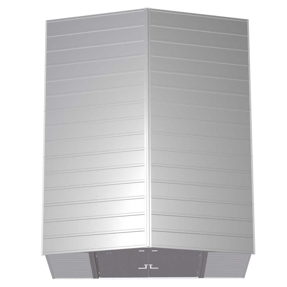 Arrow 10 ft. W x 12 ft. D Metal Storage Shed