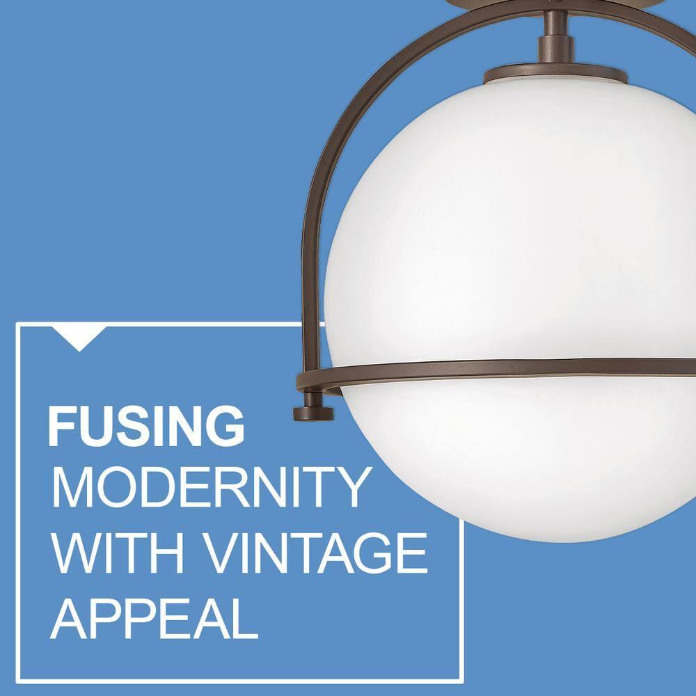 Arie Single Light Glass Dimmable Pendant
