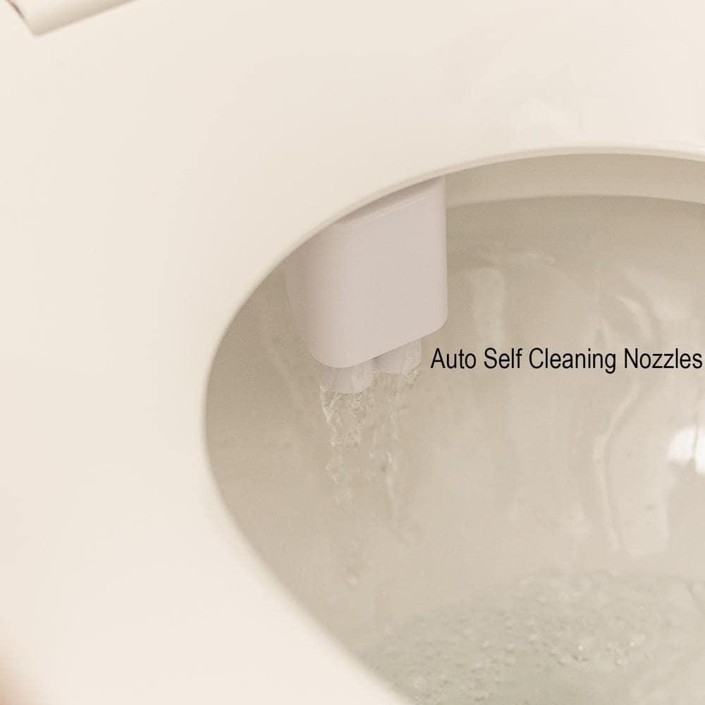 Push Button Bidet Attachment With Dual Nozzles