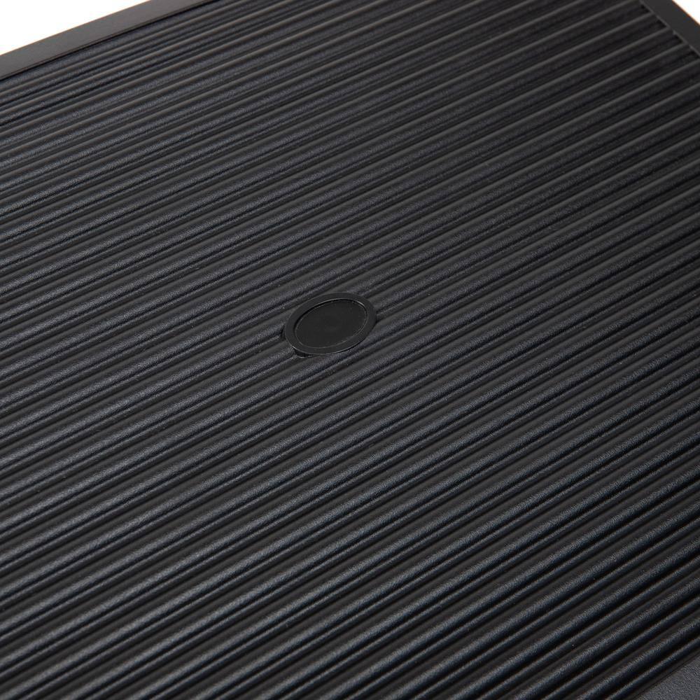 Mind Reader Foot Rest, Under Desk at Work, Ergonomic, Height Adjustable, Office, Plastic, 17.5"L x 13.5"W x 3.5"H