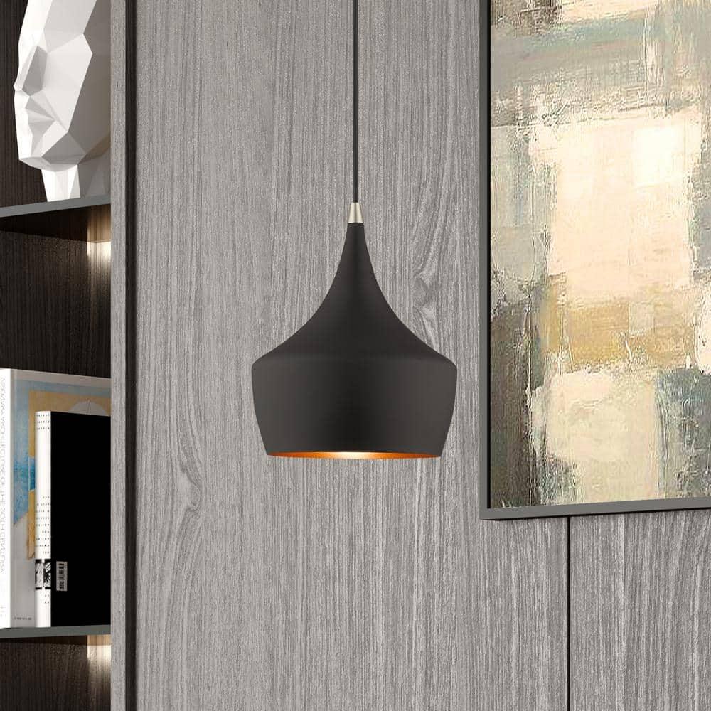 Schultz Single Light Metal Dimmable Pendant
