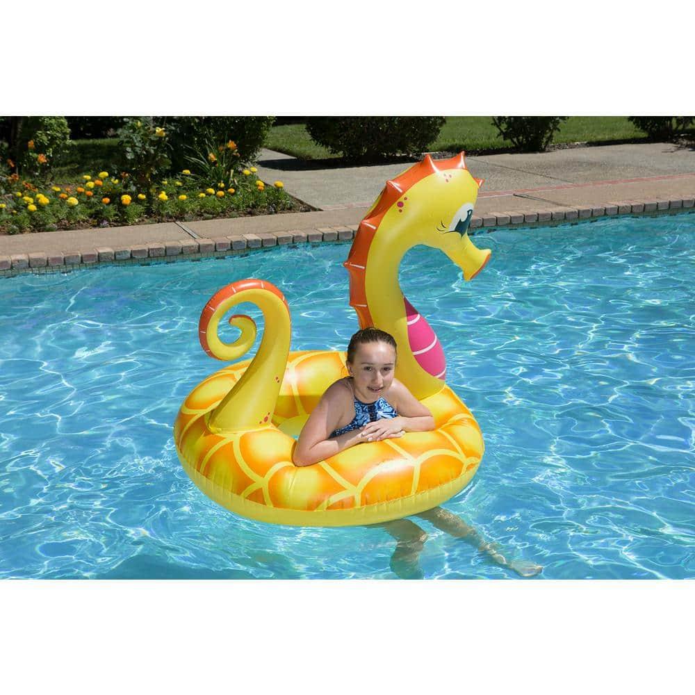 Poolmaster 48" Yellow Seahorse Tube