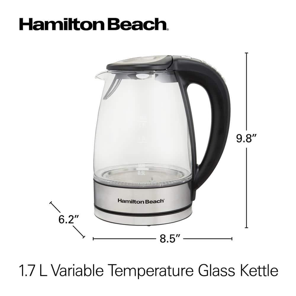Hamilton Beach Hamilton Beach 1.7 qt. Glass Electric Tea Kettle