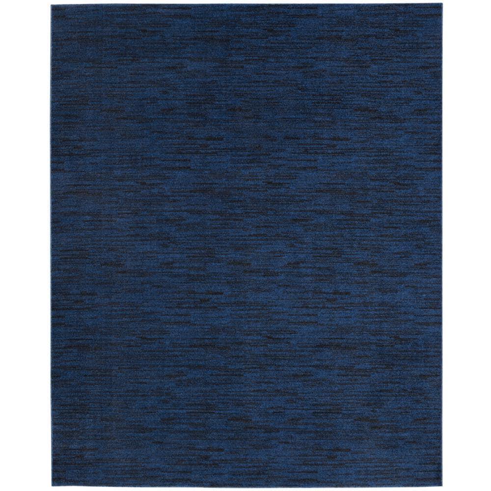 Nourison Nourison Essentials NRE01 Indoor/outdoor Area Rug - Midnight Blue 10' x 14'
