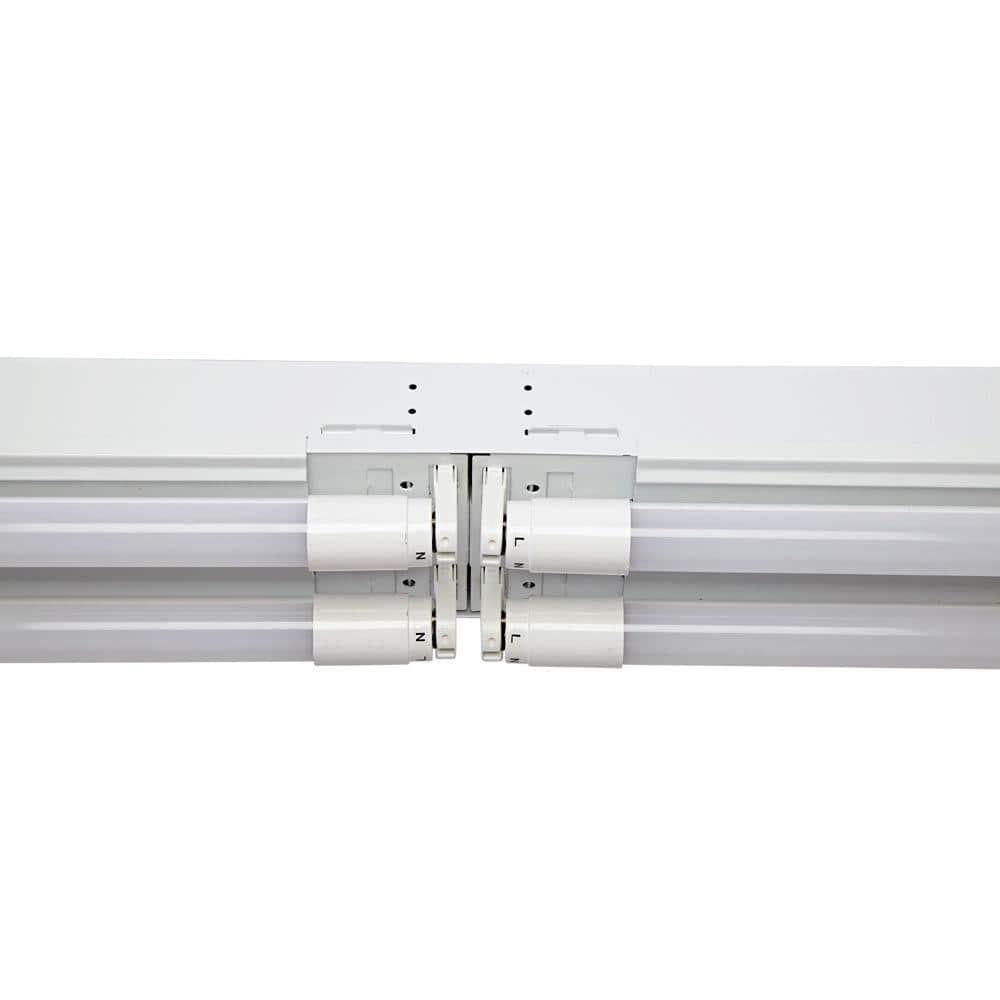 Designers Fountain LED Strip Lights, 2-Light T8 Industrial Tubes, 3600 Lumens, 5000K, 4 ft, White, ST702T1850