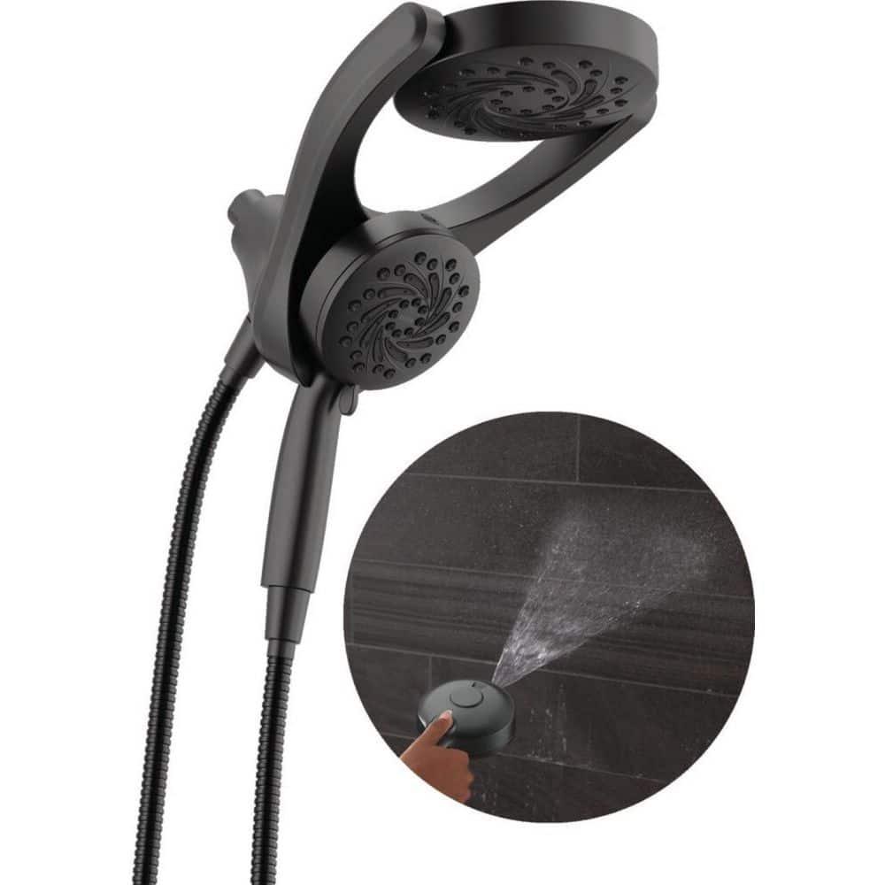 5-Setting HydroRain 2-in-1 Dual Shower Head with ProClean Spray