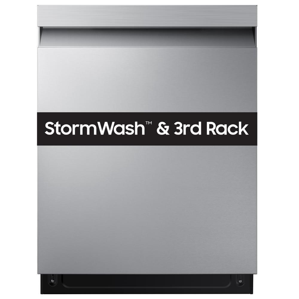 Samsung 24" 46 dBA ENERGY STAR Certified Smart Built-in Top Control Dishwasher with Adjustable Rack