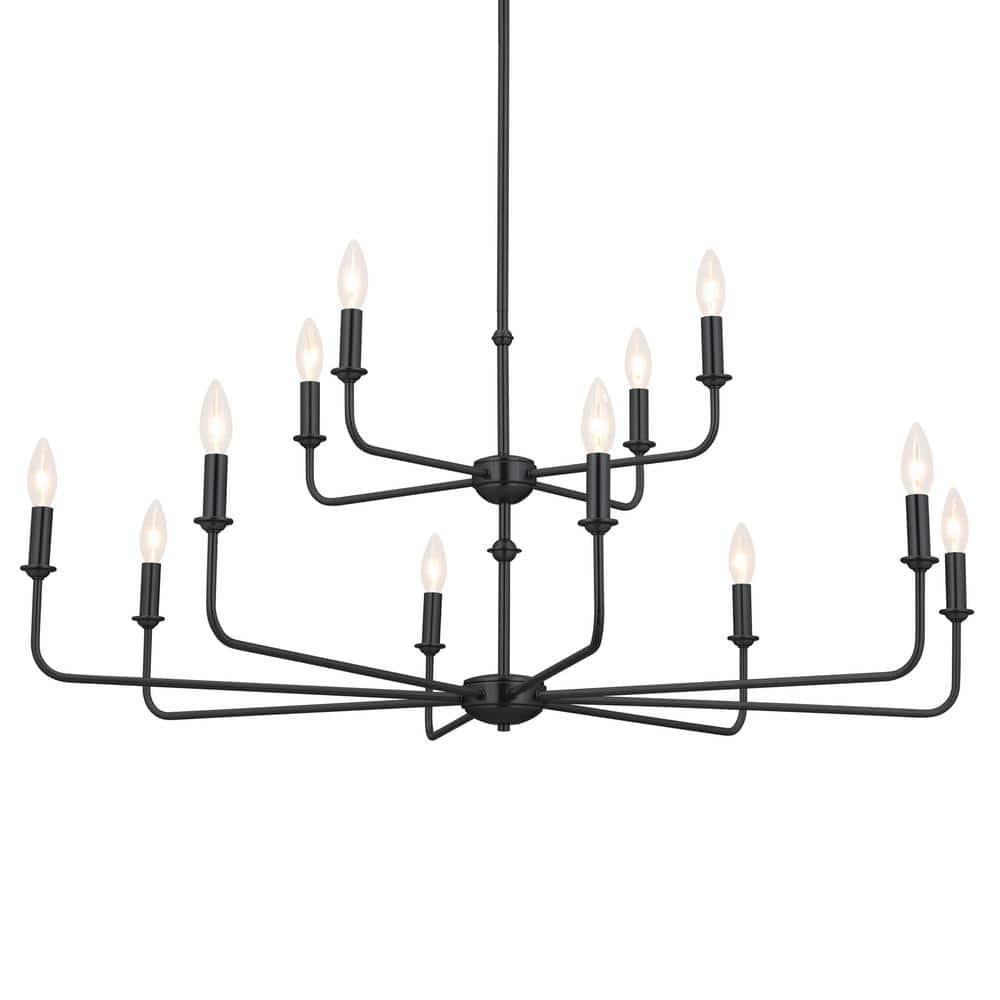 12 - Light Dimmable Classic / Traditional Chandelier