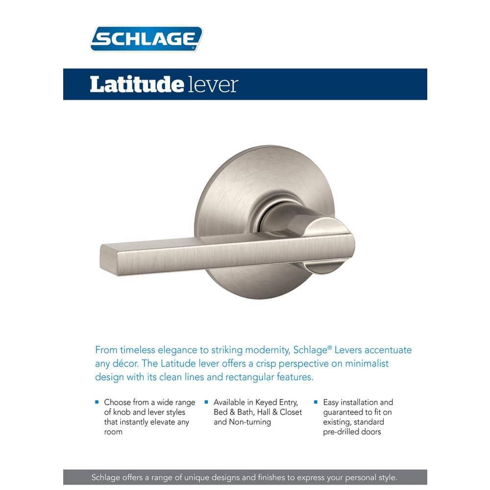 Latitude Non-Turning Lock Door Lever