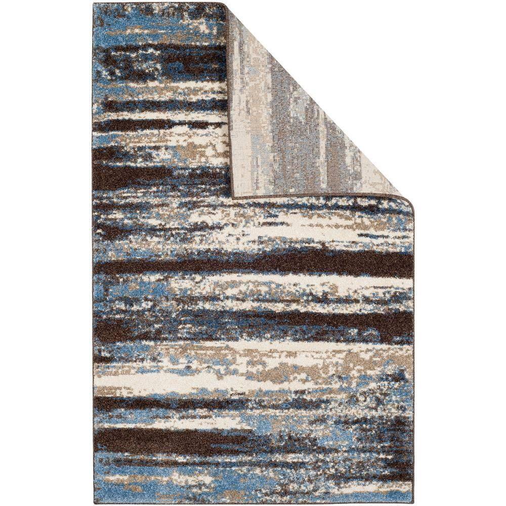 Retro RET2138 Power Loomed Indoor Area Rug - Cream/Blue - 5'3"x8' - Safavieh.