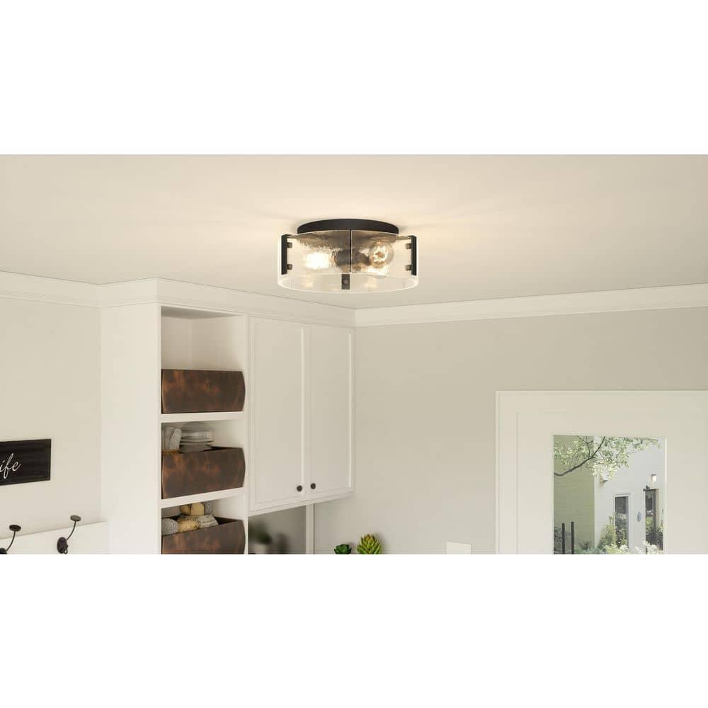 Quoizel Lighting Angora 3 - Light Flush Mount in  Matte Black