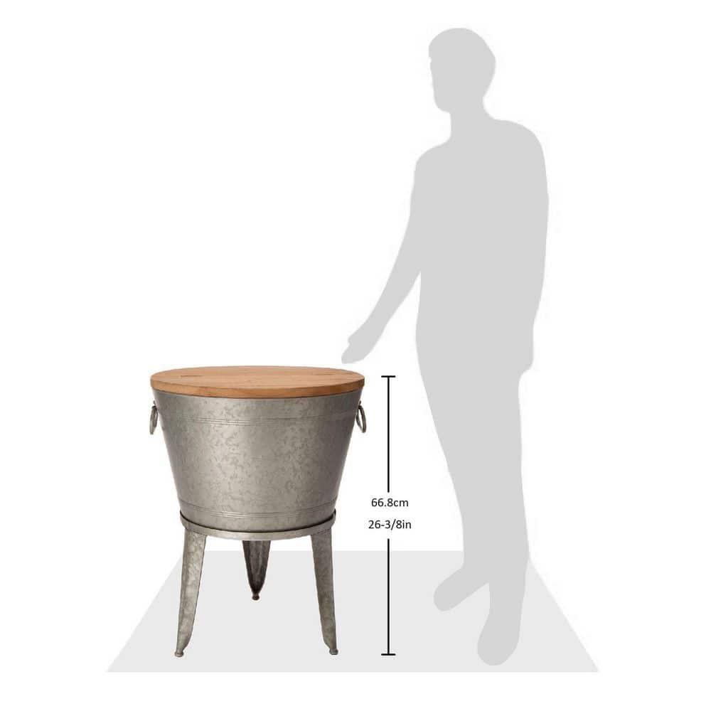Laurel Foundry Modern Farmhouse® Maisy Metal Beverage Tub