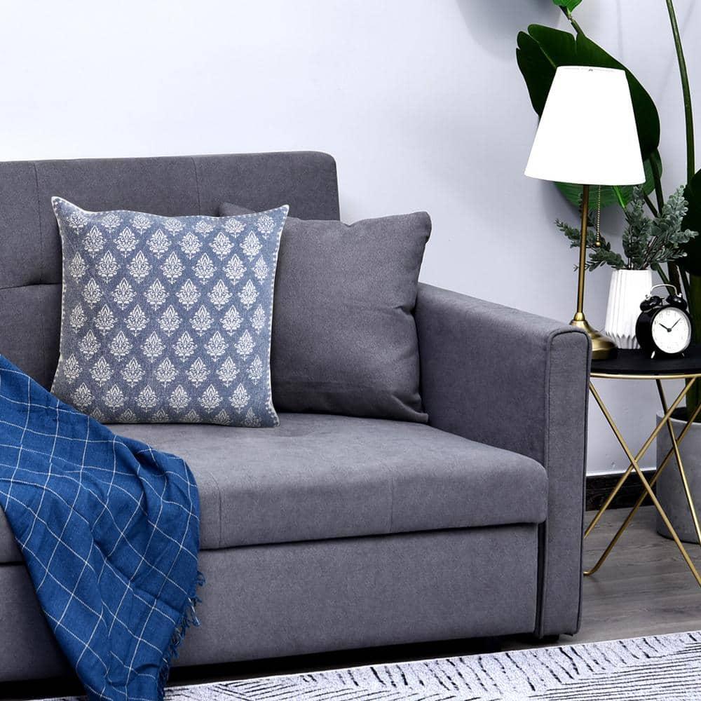 Classic Cotton Square Throw Pillow 20" x 20" - Neutral Tone