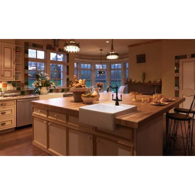 Farmhouse 33" L x 20" W Apron Kitchen Sink