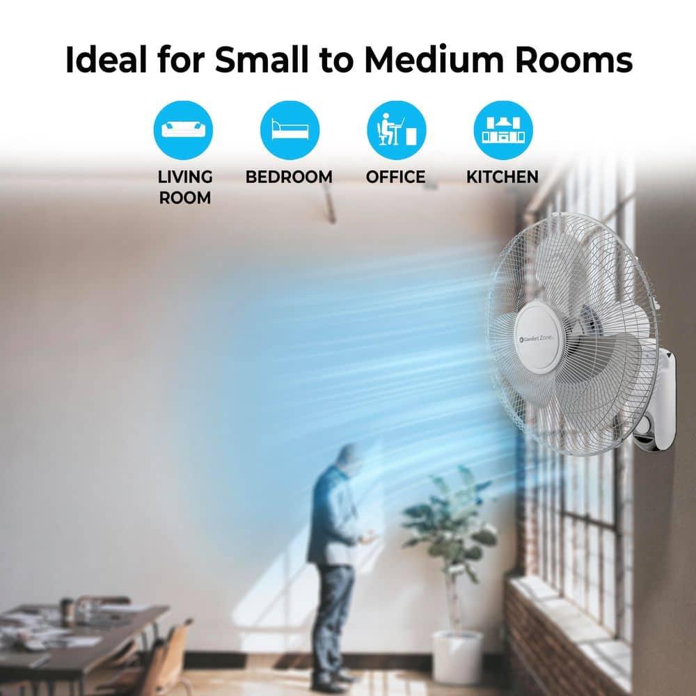 Comfort Zone 16" Wall Mount Fan