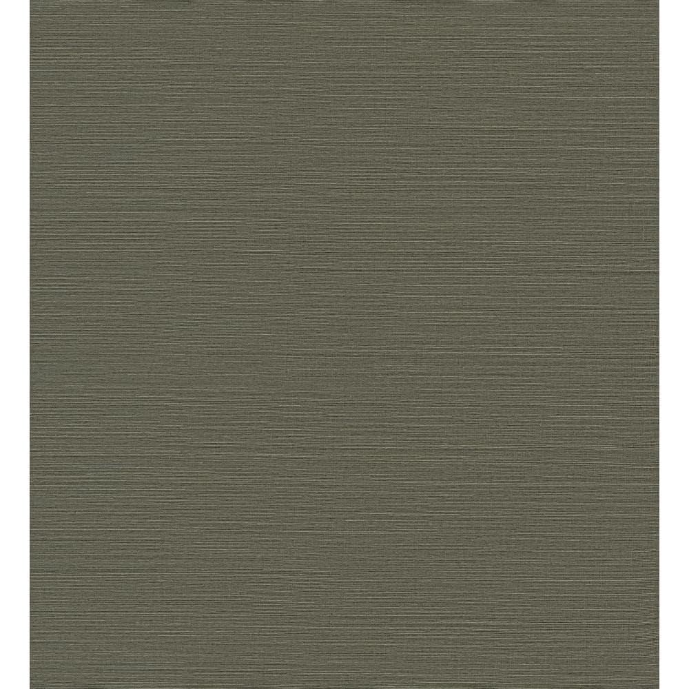 Caihon Dark Green Sisal Grasscloth Wallpaper Roll