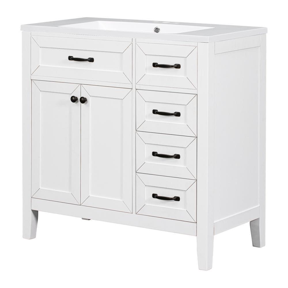 R&M Furniture Versatile Bathroom Vanity with Stylish Sink and Ample Storage