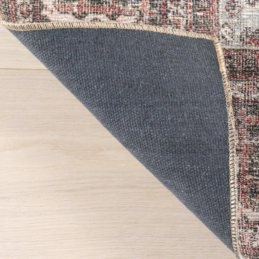 Nuloom Hillstone Collection Maybelle Traditional Vintage Medallion Area Rug, 9' x 12', Grey