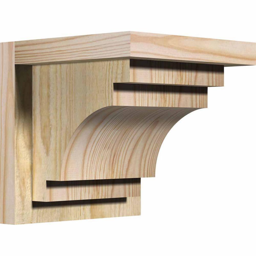 Ekena Millwork Mediterranean Corbel w/Backplate