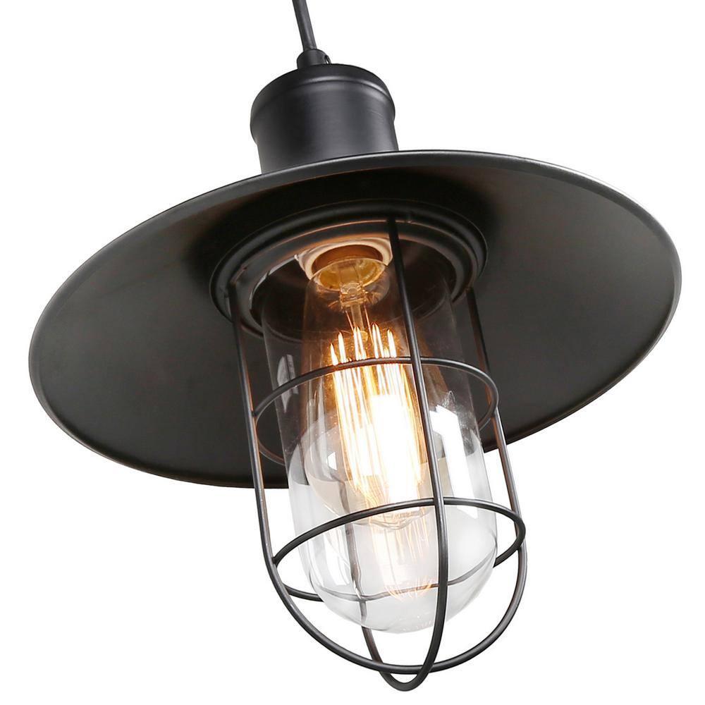 1 - Light Satin Black Single Pendant
