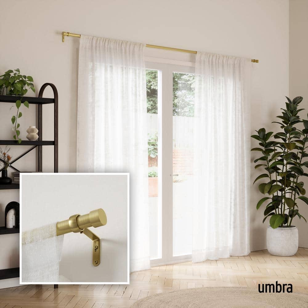 Umbra CAPPA Adjustable Single Steel Curtian Rod