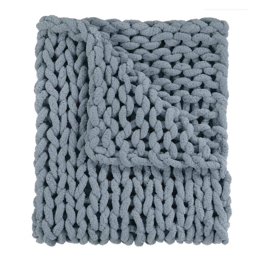 Donna Sharp Chenille Knitted Chenille Throw