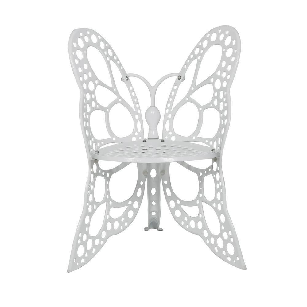FlowerHouse FHBFSET3-W Butterfly Garden Set - white