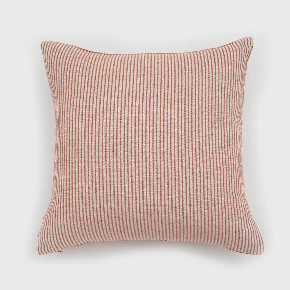 EverGrace Elsa Reversible Pinstripes Striped Reversible Throw Pillow