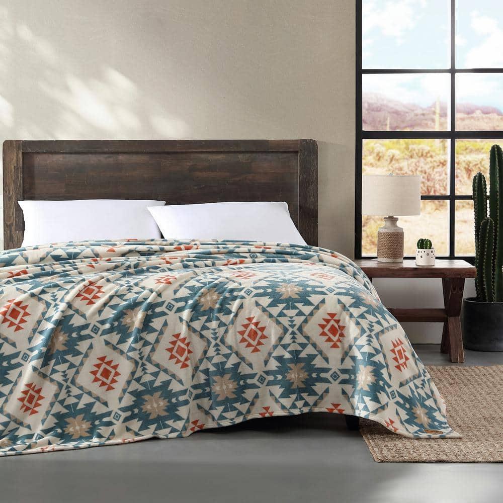 Wrangler Glen Canyon Stripe Ultra Soft Plush Fleece Blanket