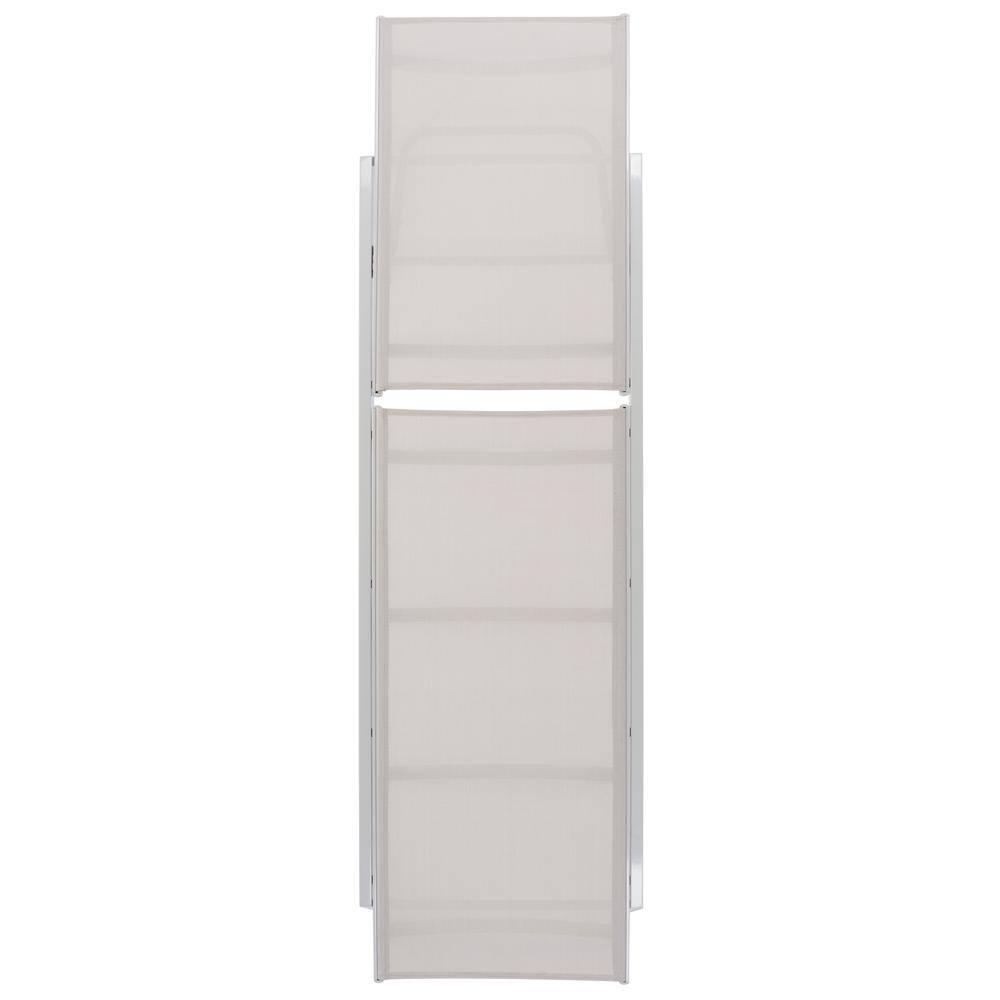 Fionne Sunlounger - Outdoor - PAT9038 - White/Beige -Safavieh