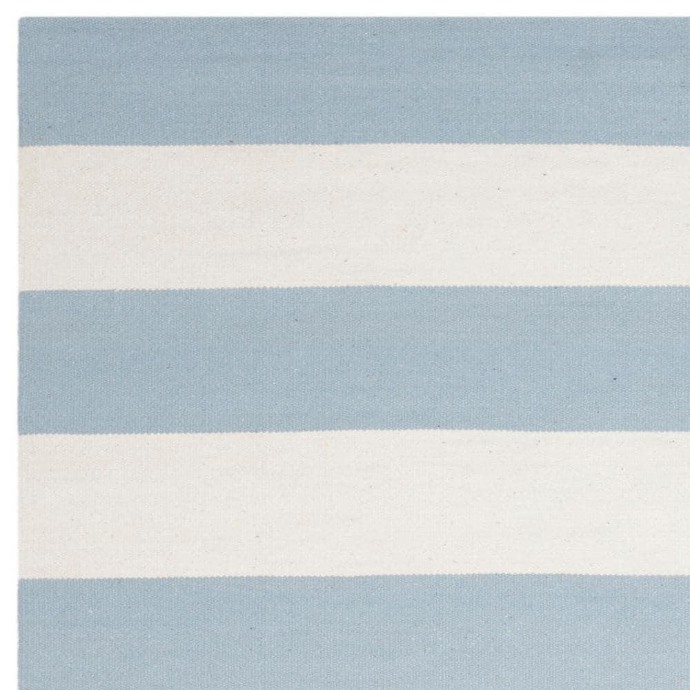 Montauk MTK712 Hand Woven Indoor Area Rug - Sky Blue/Ivory - 5'x8' - Safavieh