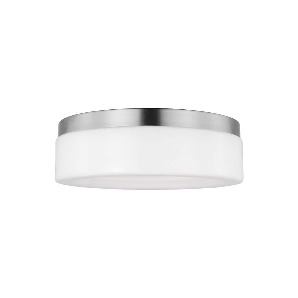 Helmes Single Light Glass LED Flush Mount