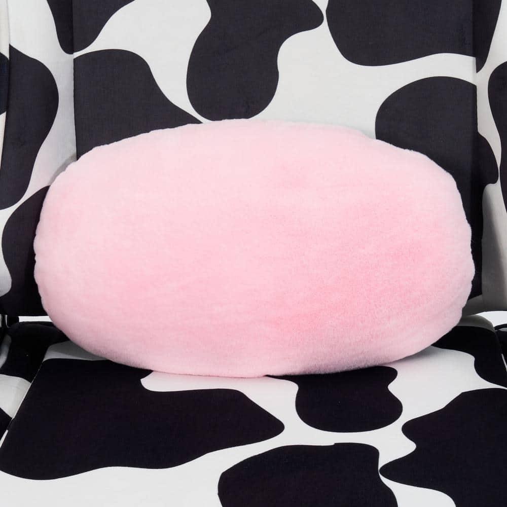 Ts85 Cow Print Luxx Series Gaming Chair Cow - Techni Sport: Velvet Upholstery, Memory Foam, Adjustable