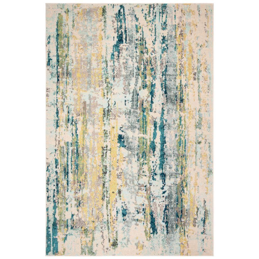 Madison MAD260 Power Loomed Area Rug - Beige/Olive - 5'3"x7'6" - Safavieh.