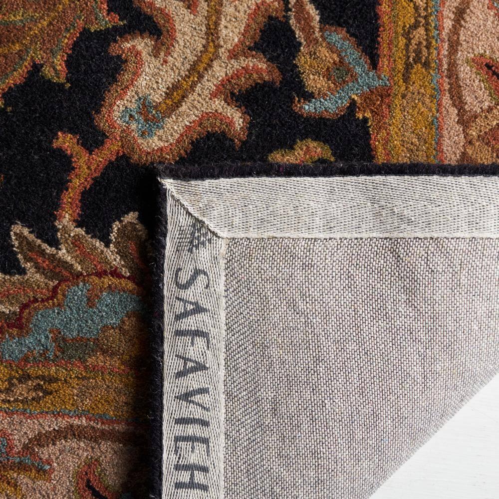 Heritage HG628 Hand Tufted Area Rug - Black/Beige - 6' Round - Safavieh.