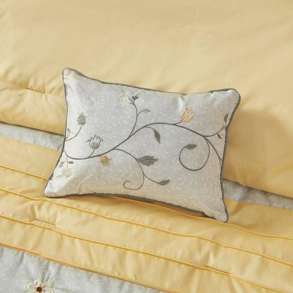 Madison Park Serene Embroidered 7 Piece Comforter Set